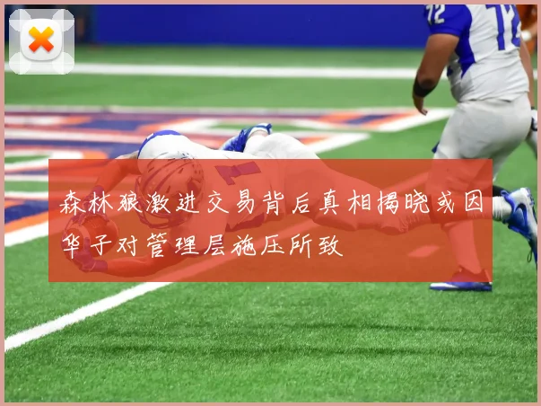 森林狼激进交易背后真相揭晓或因华子对管理层施压所致